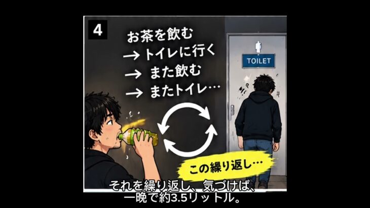 一晩でお茶を7本。35歳、糖尿病　　になりました。 #糖尿病 #2型糖尿病 #shorts