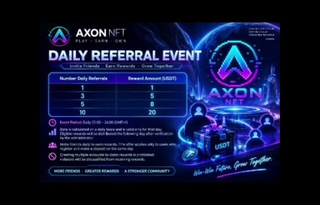 AXON NFT 🫵 💵 EXPLAIN VIDEO $30 DEPOSIT AND $10 withdrawal