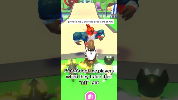 Adopt me players when they trade their nft pet: #roblox #adoptme #adoptmetrading #adoptmetrading