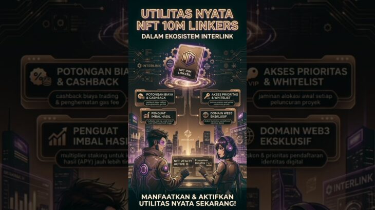 Aktifkan utilitas nyata NFT 10M Linkers di ekosistem InterLink sekarang!#InterLink #ITLG #ITL