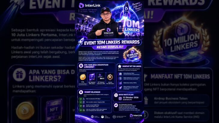 🎁Apakah Anda telah menyelesaikan tugas-tugas dan menerima kedua NFT 10M Linkers dan OKX?