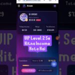 Axon NFT VIP Level 2 Se Kitna Income Hota Hai