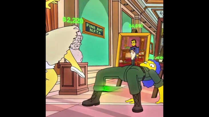 Bart se convierte en un NFT de 1 6 millones de dólares #thesimpsons #simpsons