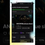 Day 42 — ANON Revenue Share NFT Liquidity Boost