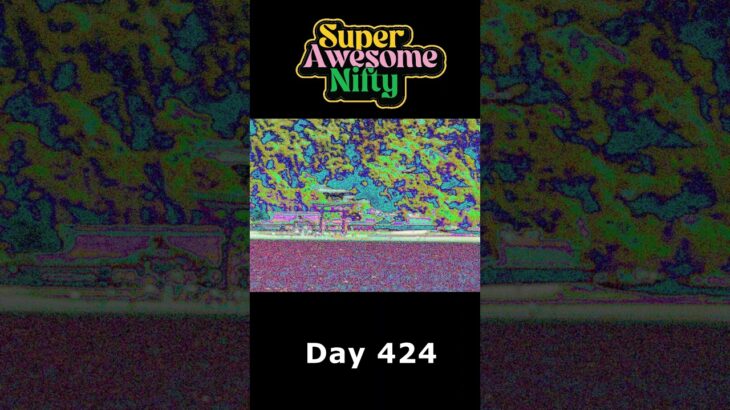 Day 424 Bjave P1410916 Torii Gate Miyajima Glitch Camera Photography OpenSea NFT