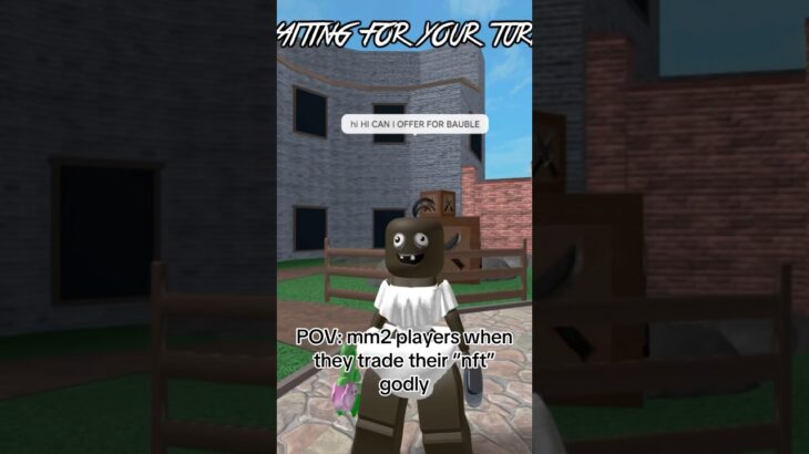 Dont trade it when its nft?😭 #roblox #mm2 #murdermystery2 #mm2gameplay #mm2funny #mm2godly
