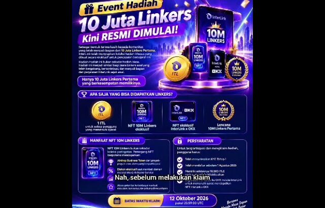 EVENT HADIAH 10 JUTA LINKERS RESMI DIMULAI! 🚀