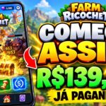 🔥FARM RICOCHET: NOVO JOGO NFT GRÁTIS PAGANDO! FAÇA ISSO AGORA PRA SAIR NA FRENTE