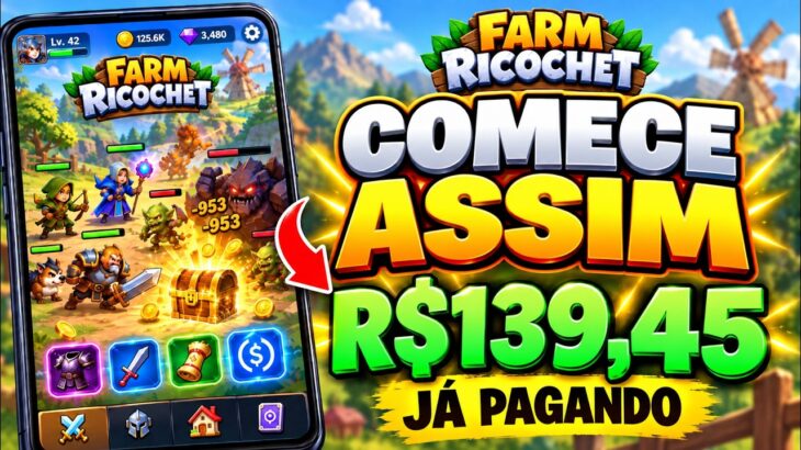 🔥FARM RICOCHET: NOVO JOGO NFT GRÁTIS PAGANDO! FAÇA ISSO AGORA PRA SAIR NA FRENTE