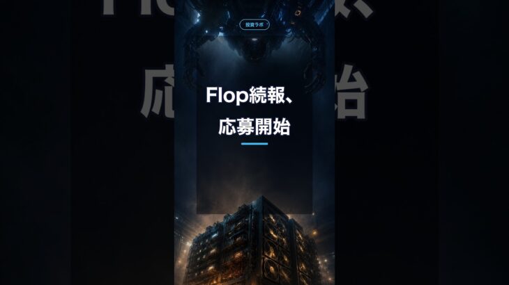 Flop Network続報 — $FLOPエアドロ応募フォーム開設