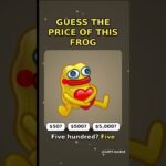 Guess what this frog costs on Telegram #telegramgifts  #PlushPepe #tondegamer  #nft  #shorts