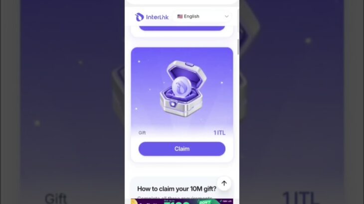 How to claim 10M Linkers Gifts like ITL / NFT on Interlink Network app. Download Interlink N Use VIP
