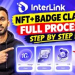 📌INTERLINK NETWORK✅️NFT+BADGE CLAIM💯FULL PROCESS || STEP BY STEP🔃13 SEPTEMBER
