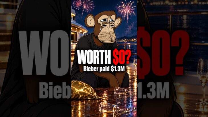 Justin Bieber’s $1.3M Bored Ape: Worth $0? | #Beiber #crypto #NFT #ETH