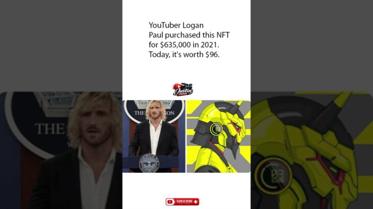 Logan Paul Paid $635,000 for an NFT… Now It’s Worth Just $96! 😳💸 #Shorts