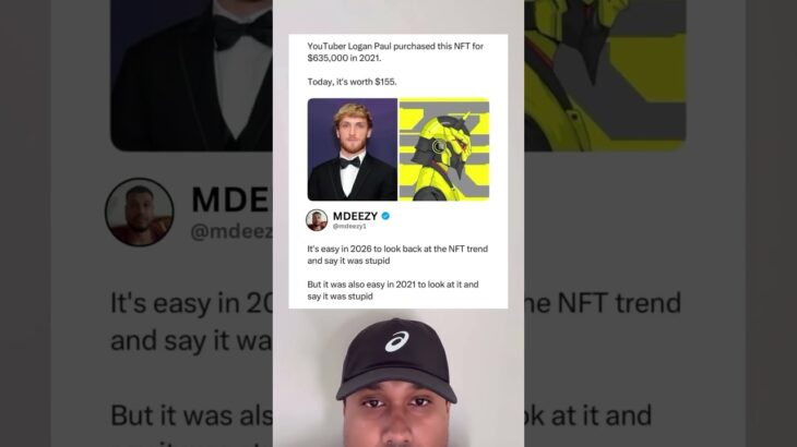 Logan Paul’s $635K NFT now worth almost nothing #NFT #LoganPaul