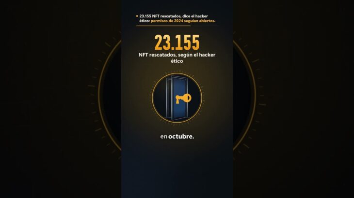 Magic Eden: un hacker ético dice haber rescatado 23.155 NFT de permisos de 2024 abiertos #Shorts