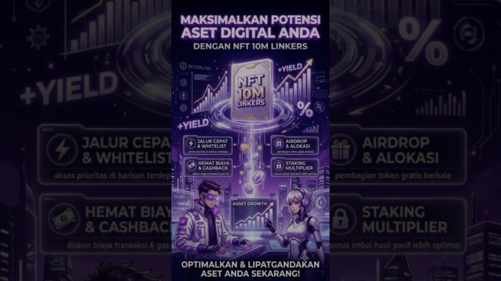Mari maksimalkan potensi aset digital Anda dengan NFT 10M Linkers!#InterLink #ITLG #ITL