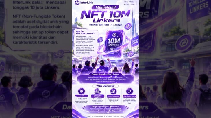 Mengenal NFT 10M Linkers: Aset digital eksklusif dengan utilitas melimpah!#InterLink #ITLG #ITL