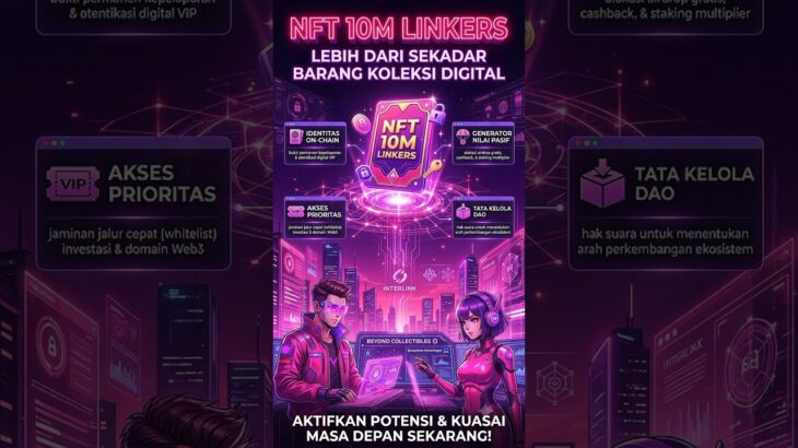 Miliki NFT 10M Linkers, lebih dari sekadar barang koleksi digital!#InterLink #ITLG #ITL