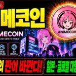 [애니메코인 코인 전망] NFT 다음 ‘애니메이션 코인’ 불장 온다! 전세계 팬덤 돈이 코인으로 몰리는 순간