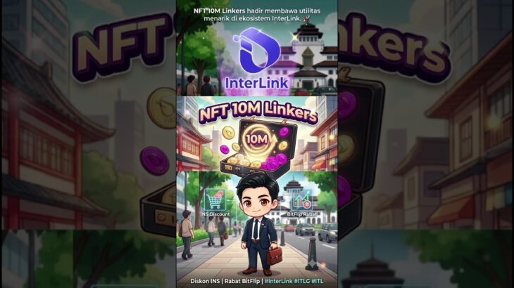 NFT 10M Linkers: diskon INS hingga rabat BitFlip! 🚀 #InterLink #ITLG #ITL