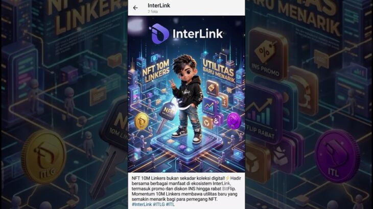 NFT 10M Linkers hadir dengan promo INS & rabat BitFlip! ⚡#InterLink #ITLG #ITL