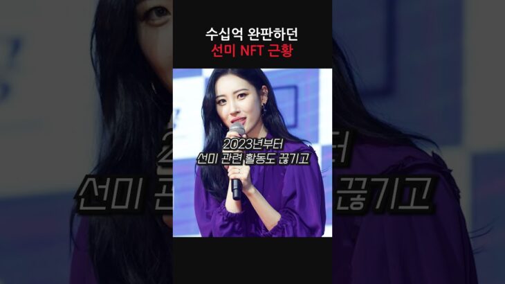 선미 NFT 수십억 완판됐는데 조용히 묻힌 연예인 NFT 근황