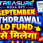 NOVA NFT NEW UPDATE TODAY 26 SEPTEMBER | Treasure Nova Nft New Update | Nova Nft Withdrawal Update