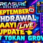 NOVA NFT NEW UPDATE TODAY | Treasure Nova Nft Update/Nova Nft Withdrawal Update/Treasure Nft Update