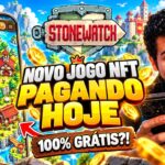 NOVO JOGO NFT GRÁTIS PAGANDO HOJE?! 🔥 TESTEI STONEWATCH DO ZERO