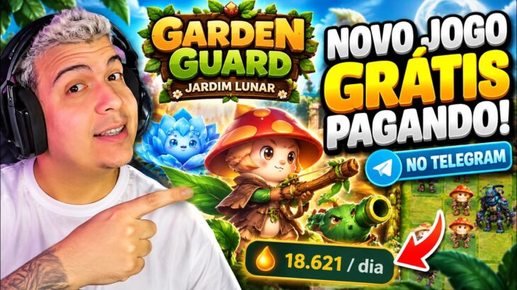 NOVO JOGO NFT NO TELEGRAM TÁ PAGANDO! GARDEN GUARD JARDIM LUNAR GRÁTIS