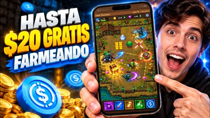 🔥 ¿NUEVO JUEGO NFT GRATIS QUE PAGA EN USDC? | FARM RICOCHET – GUÍA COMPLETA