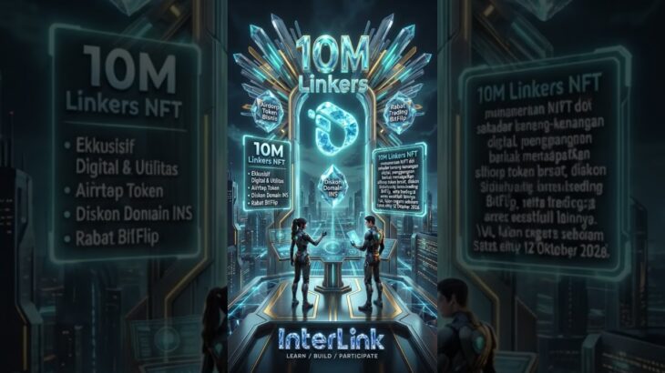 Punya 10M Linkers NFT memberikan hak istimewa buat anda yang luar biasa! #InterLink #ITLG #ITL