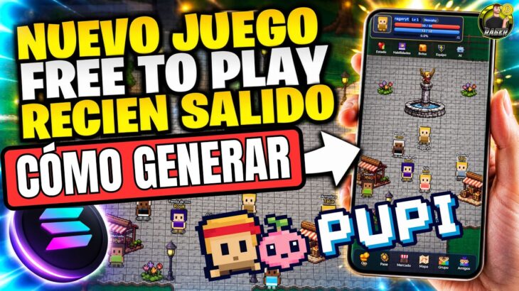 🚀RECIEN SALIDO! NUEVO Juego NFT GRATIS en SOLANA (Tutorial Cómo Generar) 💥NFT FREE TO PLAY💥PUPI