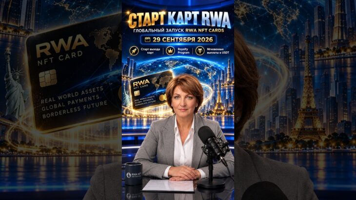 Глобальный запуск RWA NFT Cards #shorts