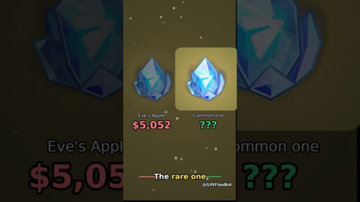 Same Telegram gift, 73x the price. Can you tell which? #shorts