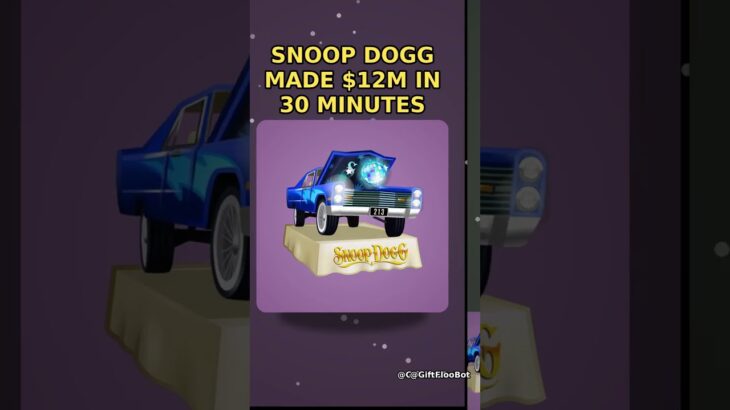 Snoop Dogg sold 1,000,000 of these in 30 minutes #shorts