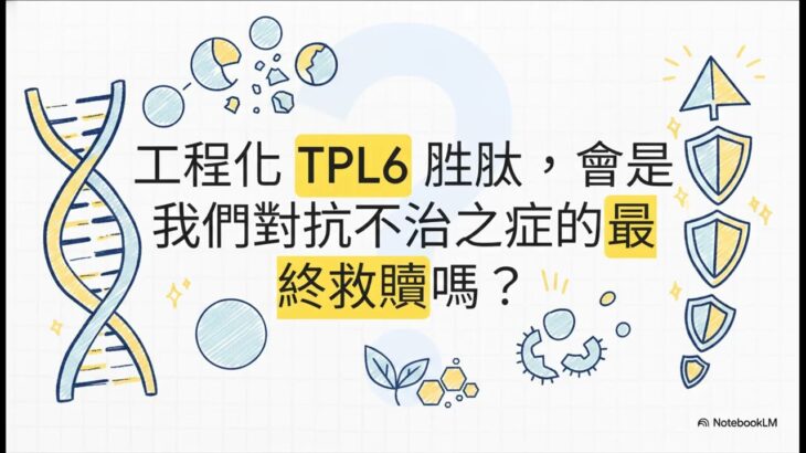 擊敗超級細菌：治療糖尿病足感染的TPL6胜肽療法