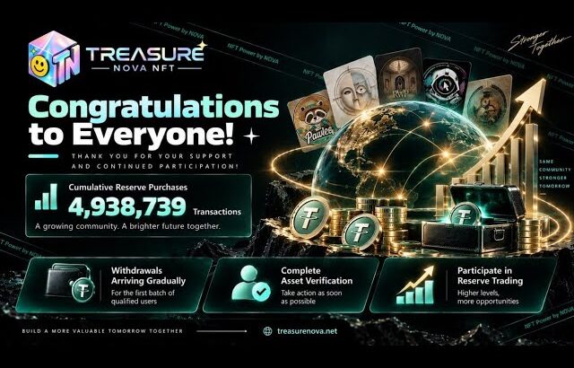 TREASURENOVA NFT WITHDRAWAL START NEW UPDATE LIVE SESSION