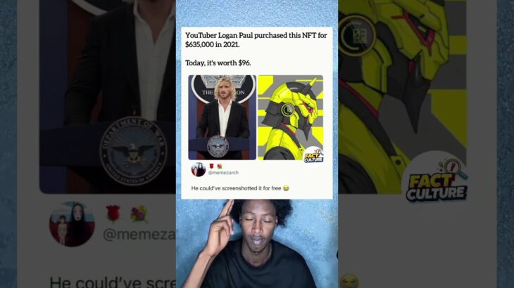 That’s crazy 😱📉 #LoganPaul #NFT #Crypto #shorts