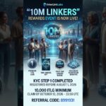 The 10M Linkers NFT and Badge are now available for eligible Linkers.#InterLink #ITLG #ITL