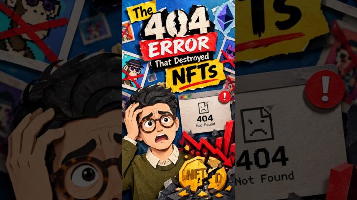 The 404 Error That Destroyed NFTs #shorts #nft #cryptocrash #finance #web3