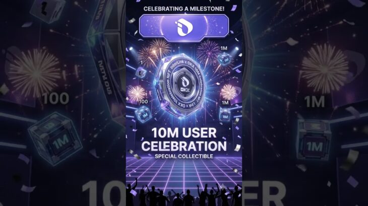 The InterLink x OKX NFT adds another special collectible to the 10M celebration#InterLink #ITLG #ITL
