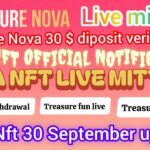 Treasure Nft Fun // Treasure Nova Id Verification Update Today Nova Nft 30 Dollar Diposit Update
