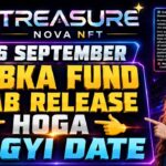 Treasure Nft/Nova Nft New Update Today 6 September/Nova Nft Withdrawal Update | Treasure Nft Update