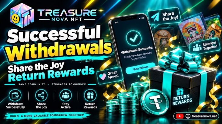Treasure Nova NFT  Withdrawal Start   Successful    Return Rewards #treasurefunindia #nova #nft