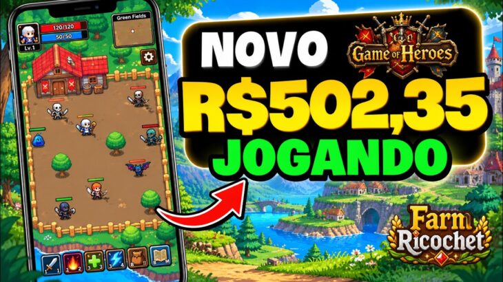 🔥 URGENTE!! NOVO GAME OF HEROES – JOGO NFT GRÁTIS : GUIA para INICIANTES | FARM RICOCHET IDLE RPG