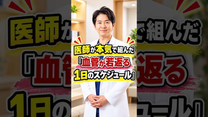 血管を若返らせるスケジュール#shorts #血管若返り #スケジュール #予防医療 #糖尿病