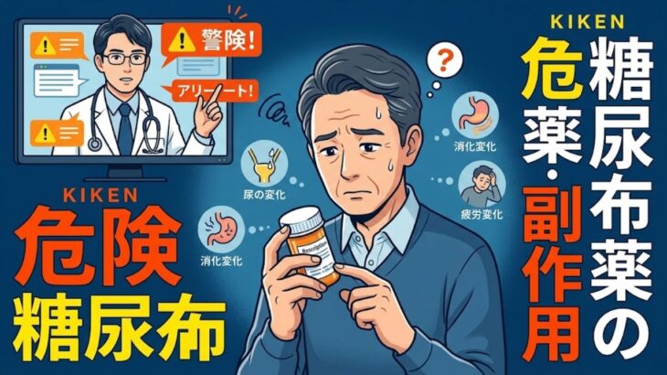 【寿命が縮む】尿やおならに変異？糖尿病薬の「下げ過ぎ」が招く恐ろしい副作用と、医師が警告する正しい服用法